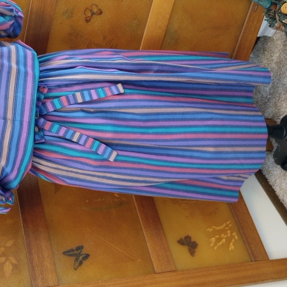 VTG 80’s Cottagecore Pastel J.J. of California Dress - Picture 12 of 15